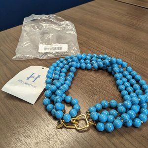 Halsbrook turquoise bead necklace